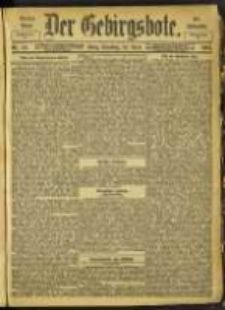Der Gebirgsbote, 1902, nr 32