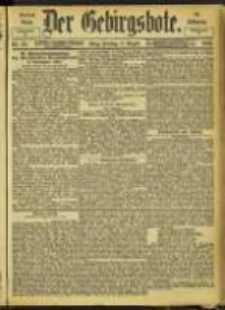 Der Gebirgsbote, 1902, nr 63