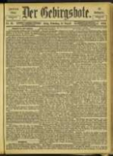 Der Gebirgsbote, 1902, nr 66