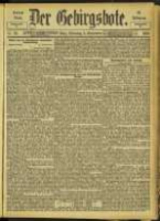 Der Gebirgsbote, 1902, nr 70