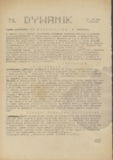 Dywanik : pismo niezależne członków NSZZ "Solidarność" w Kowarach, 1983, nr 12 bis