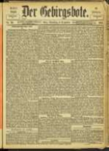 Der Gebirgsbote, 1902, nr 98