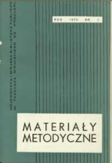 Materiały metodyczne, R. [20], 1975, nr 3