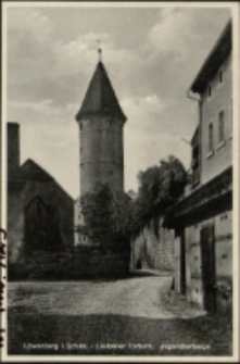 Löwenberg i. Schles. - Laubaner Torturm. Jugendherberge [Dokument ikonograficzny]