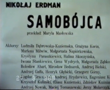 18. Jeleniogórskie Spotkania Teatralne. Samobójca [zapis spektaklu] [Film]