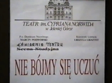 Nie bójmy się uczuć [zapis spektaklu] [Film]