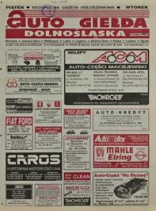 Auto Giełda Dolnośląska : regionalna gazeta ogłoszeniowa, R. 5, 1997, nr 20 (348) [7.03]