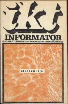 Informator Kulturalny i Turystyczny Województwa Jeleniogórskiego, 1979, nr 1