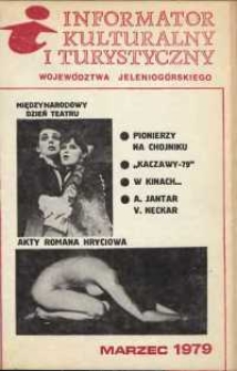 Informator Kulturalny i Turystyczny Województwa Jeleniogórskiego, 1979, nr 3