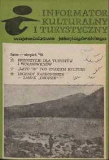 Informator Kulturalny i Turystyczny Województwa Jeleniogórskiego, 1979, nr 7/8
