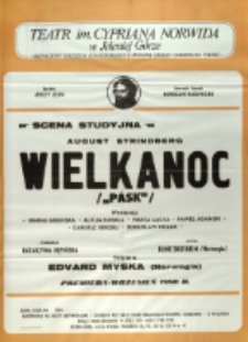 Wielkanoc - afisz premierowy [Dokument życia społecznego]