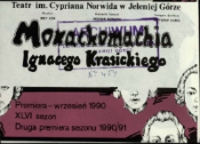 Monachomachia - program [Dokument życia społecznego]