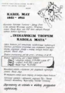 Indiańskim tropem Karola Maya - afisz [Dokument życia społecznego]