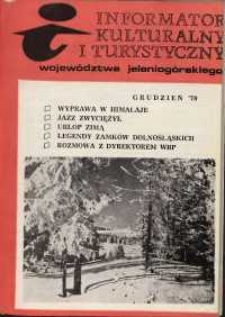 Informator Kulturalny i Turystyczny Województwa Jeleniogórskiego, 1979, nr 12