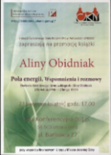 Pola energii. Wspomnienia i rozmowy - afisz [Dokument życia społecznego]