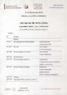 Jeleniogórska Biblioteka Cyfrowa w promocji miasta i jego mieszkańców : seminarium - program [Dokument elektroniczny]