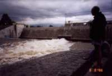 Jelenia Góra - Cieplice - powódź - tama [Dokument ikonograficzny]