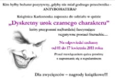 Dyskretny urok czarnego charakteru - afisz [Dokument życia społecznego]