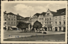 Löwenberg i. Schles. - Ringecke mit Brunnen [Dokument ikonograficzny]