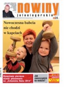 Nowiny Jeleniogórskie : tygodnik społeczny, R.56!, 2015, nr 3 (2900) [Dokument elektroniczny]