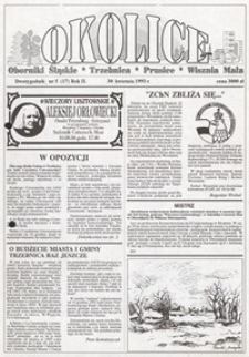 Okolice: Oborniki Śląskie, Trzebnica, Prusice, Wisznia Mała, 1993, nr 5 (17) [30.04]