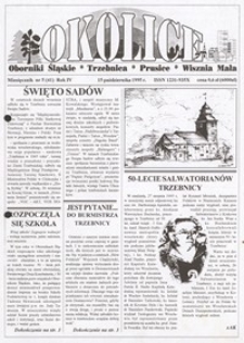 Okolice : Oborniki Śląskie, Trzebnica, Prusice, Wisznia Mała, 1995, nr 5 (41) [15.10]
