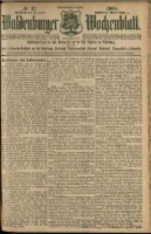 Waldenburger Wochenblatt, Jg. 54, 1908, nr 47