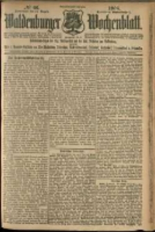 Waldenburger Wochenblatt, Jg. 54, 1908, nr 66