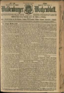Waldenburger Wochenblatt, Jg. 54, 1908, nr 69