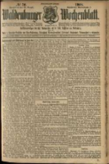 Waldenburger Wochenblatt, Jg. 54, 1908, nr 70