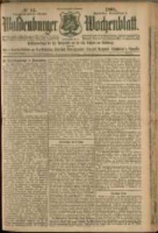 Waldenburger Wochenblatt, Jg. 54, 1908, nr 84