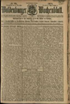 Waldenburger Wochenblatt, Jg. 54, 1908, nr 98
