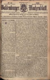 Waldenburger Wochenblatt, Jg. 55, 1909, nr 13