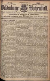 Waldenburger Wochenblatt, Jg. 55, 1909, nr 17