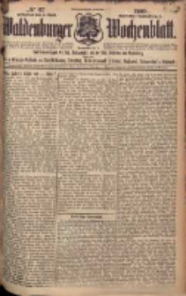 Waldenburger Wochenblatt, Jg. 55, 1909, nr 27