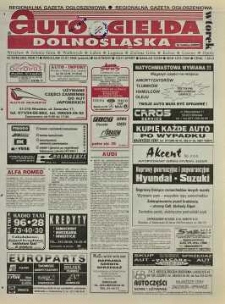 Auto Giełda Dolnośląska: regionalna gazeta ogłoszeniowa, 1998, nr 59 (484) [21.07]