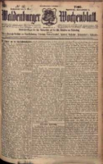 Waldenburger Wochenblatt, Jg. 55, 1909, nr 37