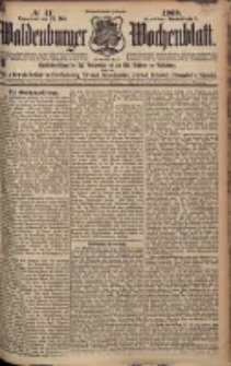 Waldenburger Wochenblatt, Jg. 55, 1909, nr 41