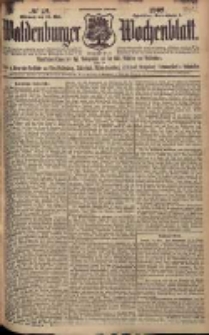 Waldenburger Wochenblatt, Jg. 55, 1909, nr 42