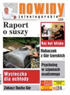 Nowiny Jeleniogórskie : tygodnik społeczny, R.57!, 2015, nr 33 (2930) [Dokument elektroniczny]
