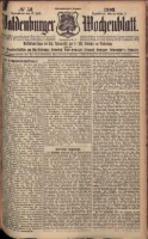 Waldenburger Wochenblatt, Jg. 55, 1909, nr 53