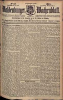 Waldenburger Wochenblatt, Jg. 55, 1909, nr 54