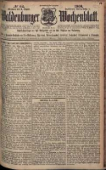 Waldenburger Wochenblatt, Jg. 55, 1909, nr 62