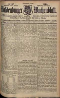 Waldenburger Wochenblatt, Jg. 55, 1909, nr 67