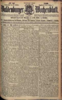 Waldenburger Wochenblatt, Jg. 55, 1909, nr 83