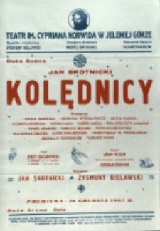 Kolędnicy - afisz premierowy [Dokument życia społecznego]