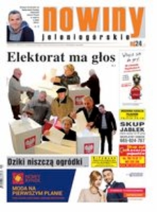 Nowiny Jeleniogórskie : tygodnik społeczny, R.57!, 2015, nr 41 (2938) [Dokument elektroniczny]