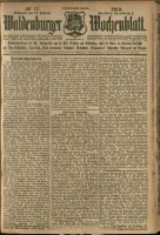 Waldenburger Wochenblatt, Jg. 56, 1910, nr 17
