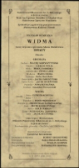 Widma : sceny liryczne z poematu Adama Mickiewicza Dziady - program [Dokument życia społecznego]