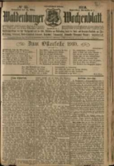 Waldenburger Wochenblatt, Jg. 56, 1910, nr 25